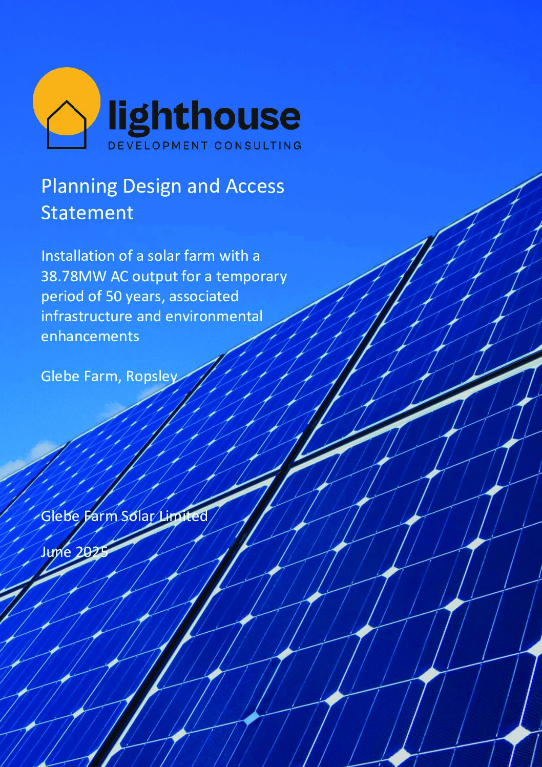 Glebe Farm Solar PDAS June 2025 V1